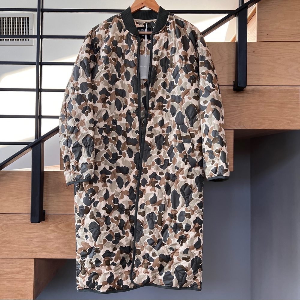 NWT Everlane Renew Long Liner - Camo - Small